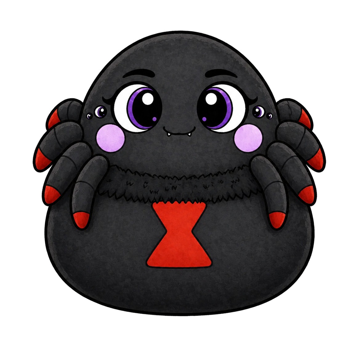 Vanessa the Black Widow Plush: Meet the New Plush Rush Kickstarter
